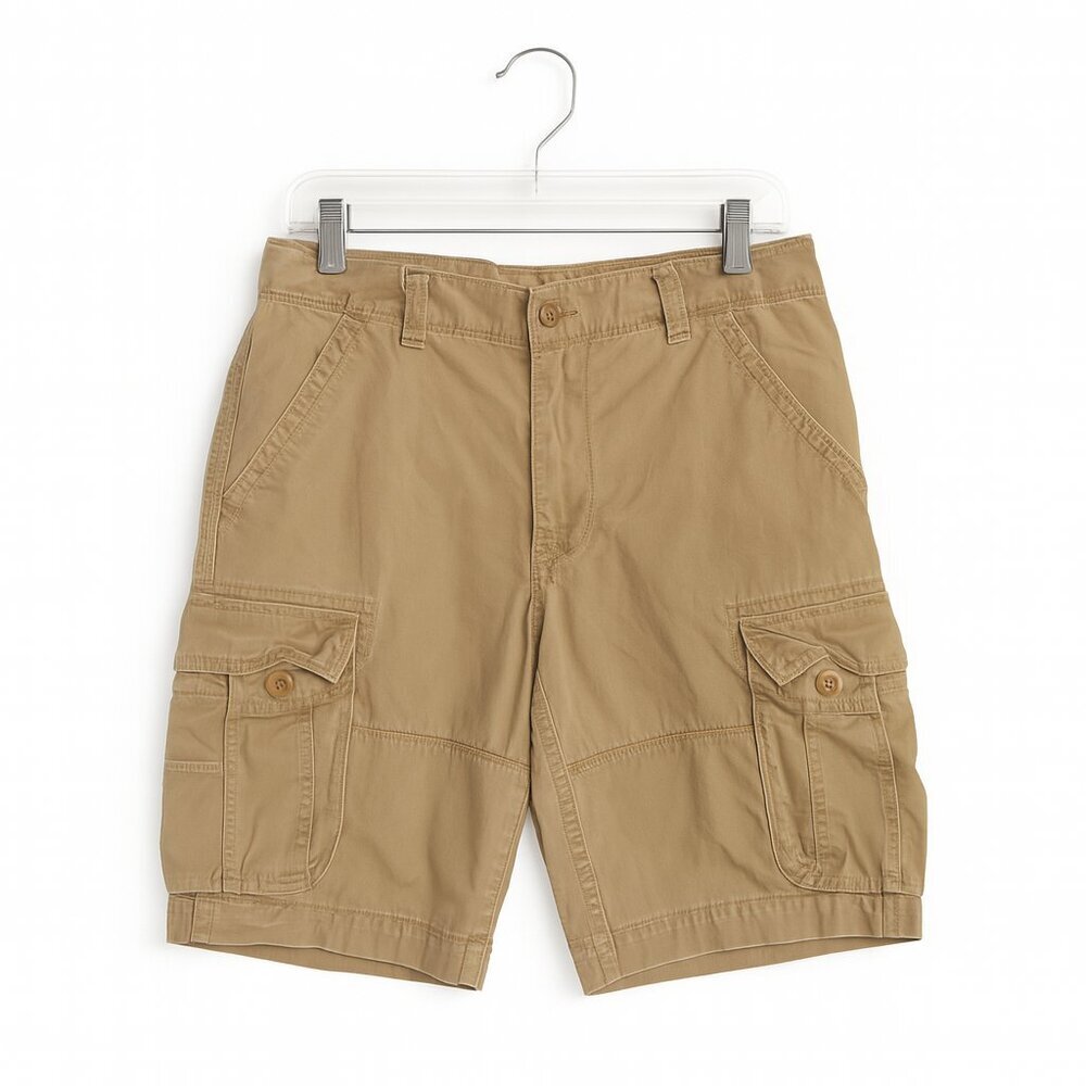 No Boundaries “Desert Camel” Men’s Cargo Shorts NB188060 • Size 32 • 100% Cotton